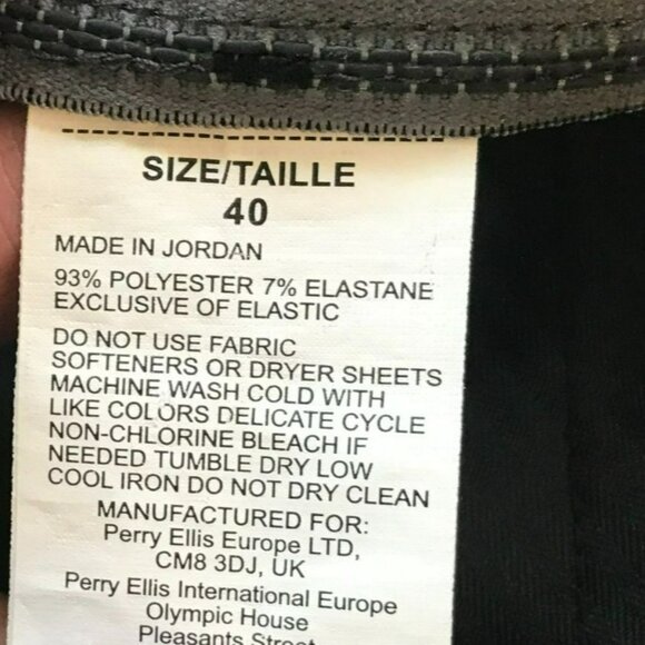 Ben Hogan Men's Flat Front Bermuda Golf Shorts Sz 40 in Black Activewear Sporty - Picture 14 of 14